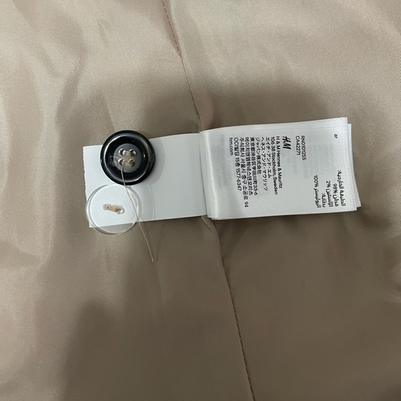 H&M Beige Double-Breasted Trench Coat - Picture 4 of 5